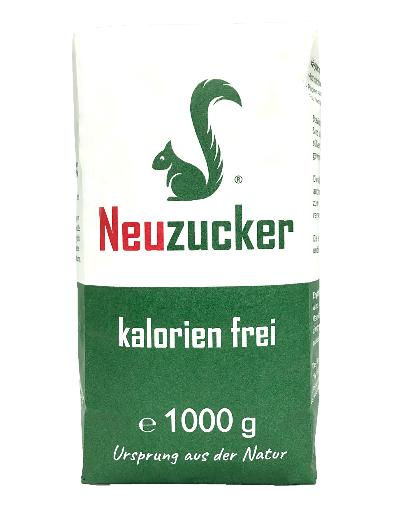 10x Neuzucker kalorien frei, Papierbeutel, Stevia*, Erythrit**, 1kg